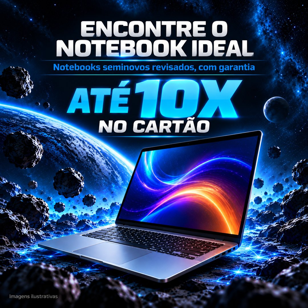 Encontre o notebook ideal pra você — notebooks seminovos revisados, com garantia
